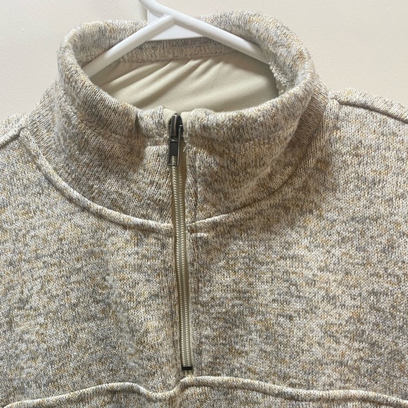 Thread and Supply Grey and Yellow Half-Zip - Picture 2 of 4